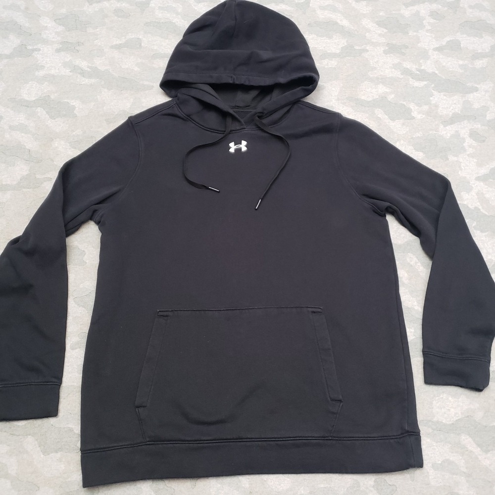Under Armour Sweatshirt Womens Large Black‎ Loose Hoodie